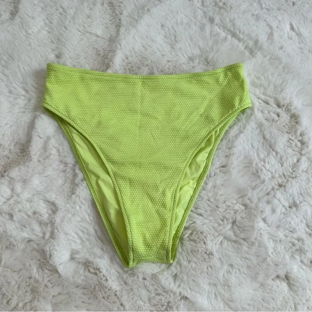 Frankie's Bikinis High Waisted Grotto high waisted bikini bottoms in Sundance